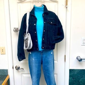 Vintage Calvin Kline black denim jacket